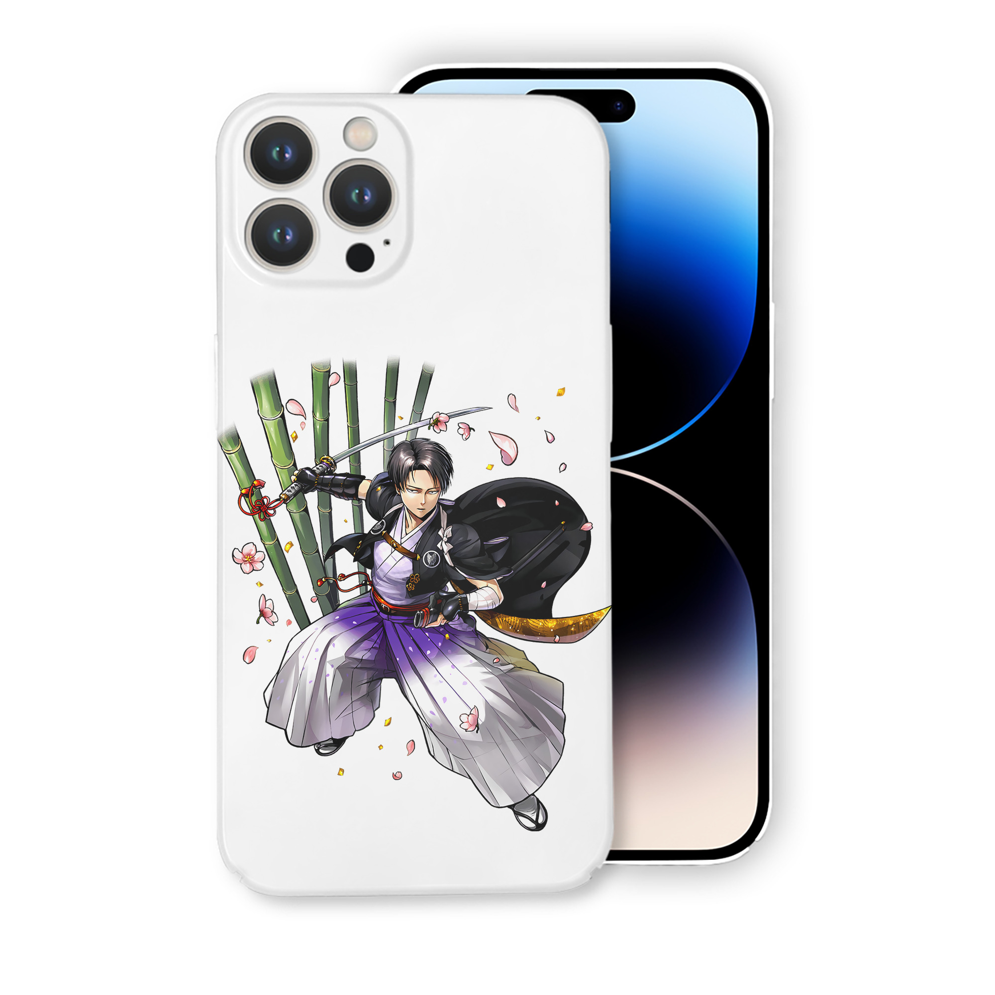 （画像用） 進撃の巨人 リヴァイ·アッカーマン Attack on Titan Levi Ackerman 【iPhone 14シリーズ対応】ハードケース